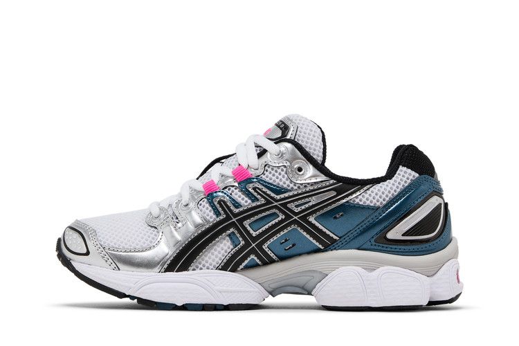 ASICS Gel-Nimbus 9 White Pink Glo Teal