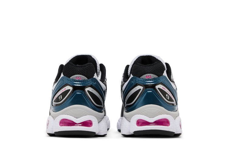 ASICS Gel-Nimbus 9 White Pink Glo Teal