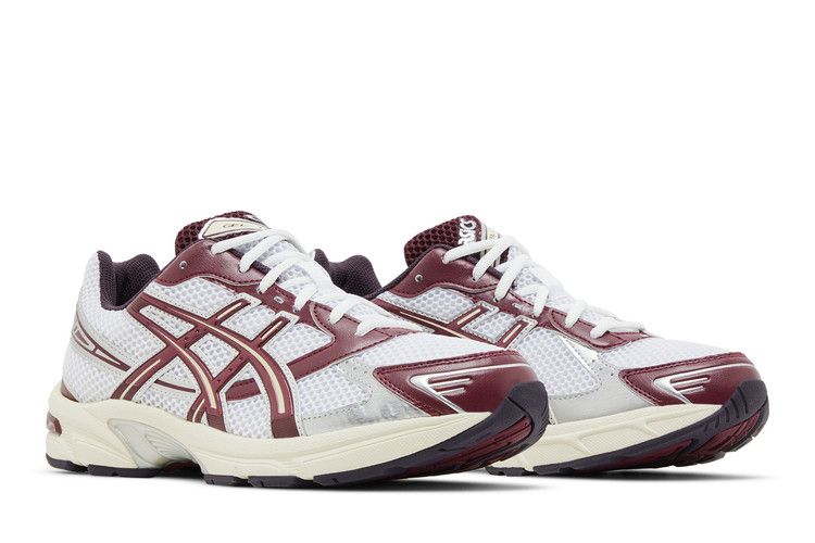 ASICS Gel-1130 White Maroon Banner